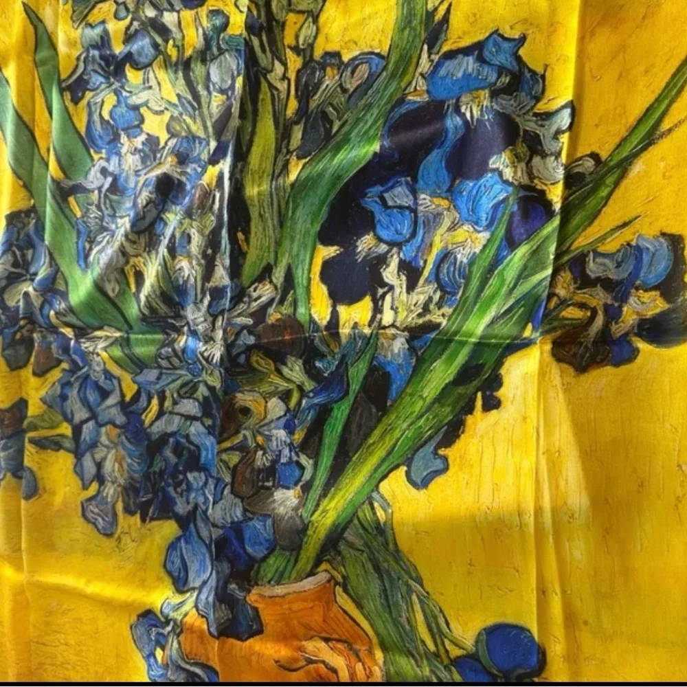 Van Gogh Irises Silk Scarf
